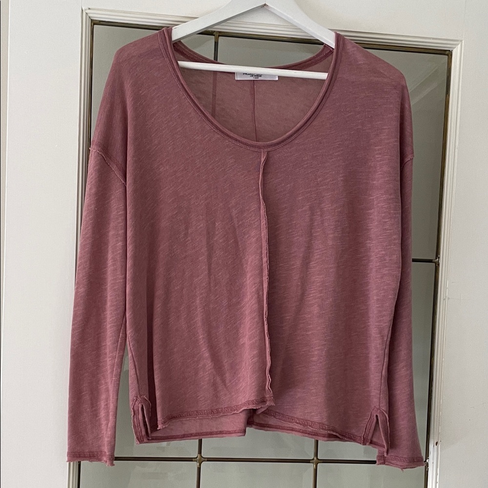 Project Social T Dusty Rose Long Sleeve sweater